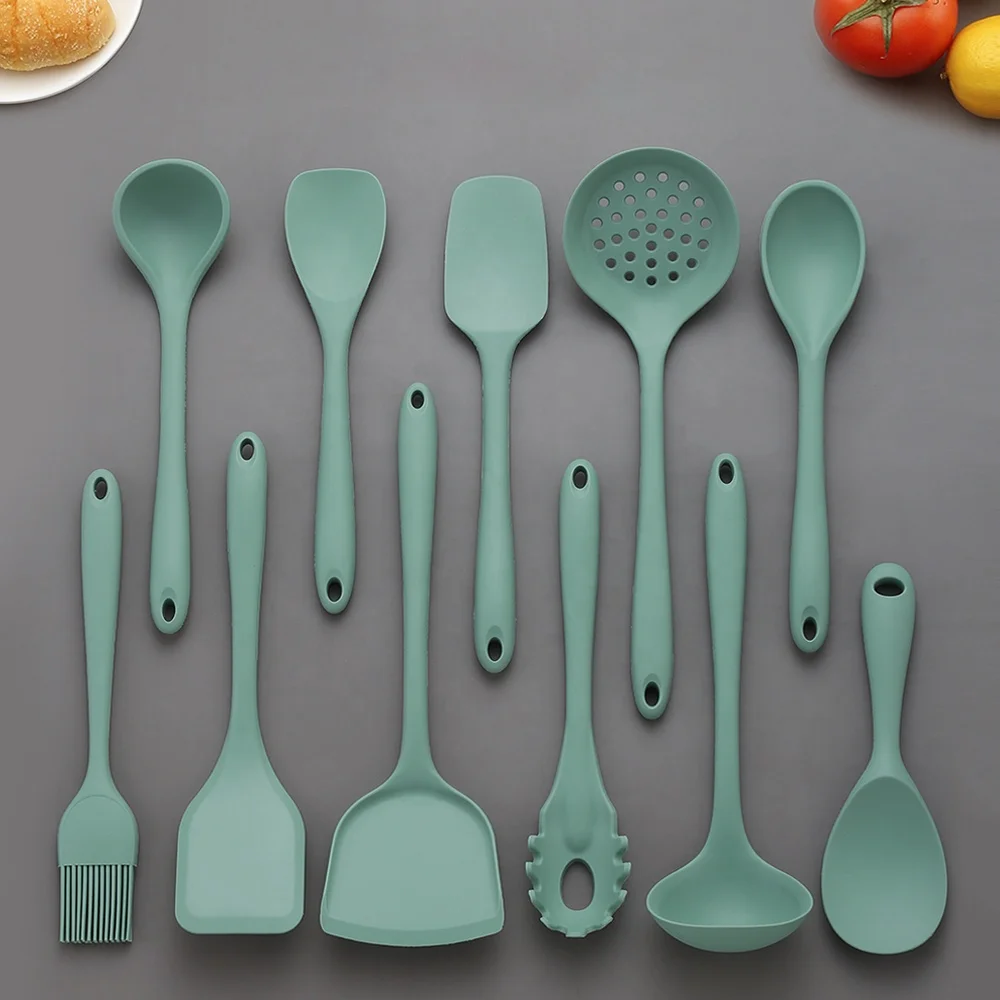 Top Seller Kitchen Accessories Silicon Non-stick Kitchen Tool Cooking Utensils Set Silicone Spoon Kitchen Utensil Set