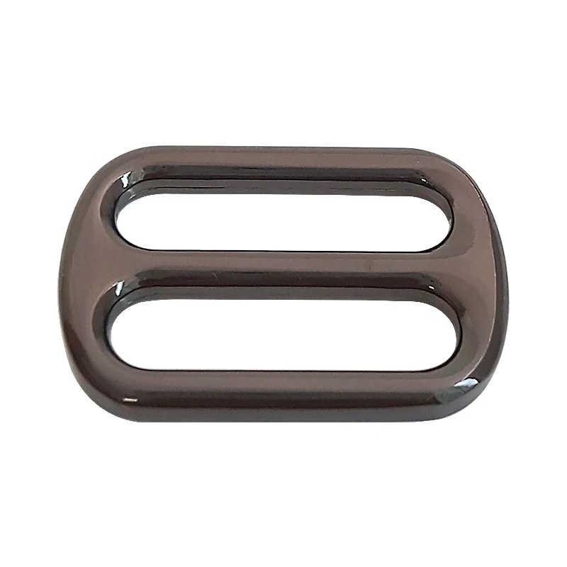 Hot Sale Strap Webbing Adjust Buckles Alloy Square Tri-glide Slider Buckle For Bag