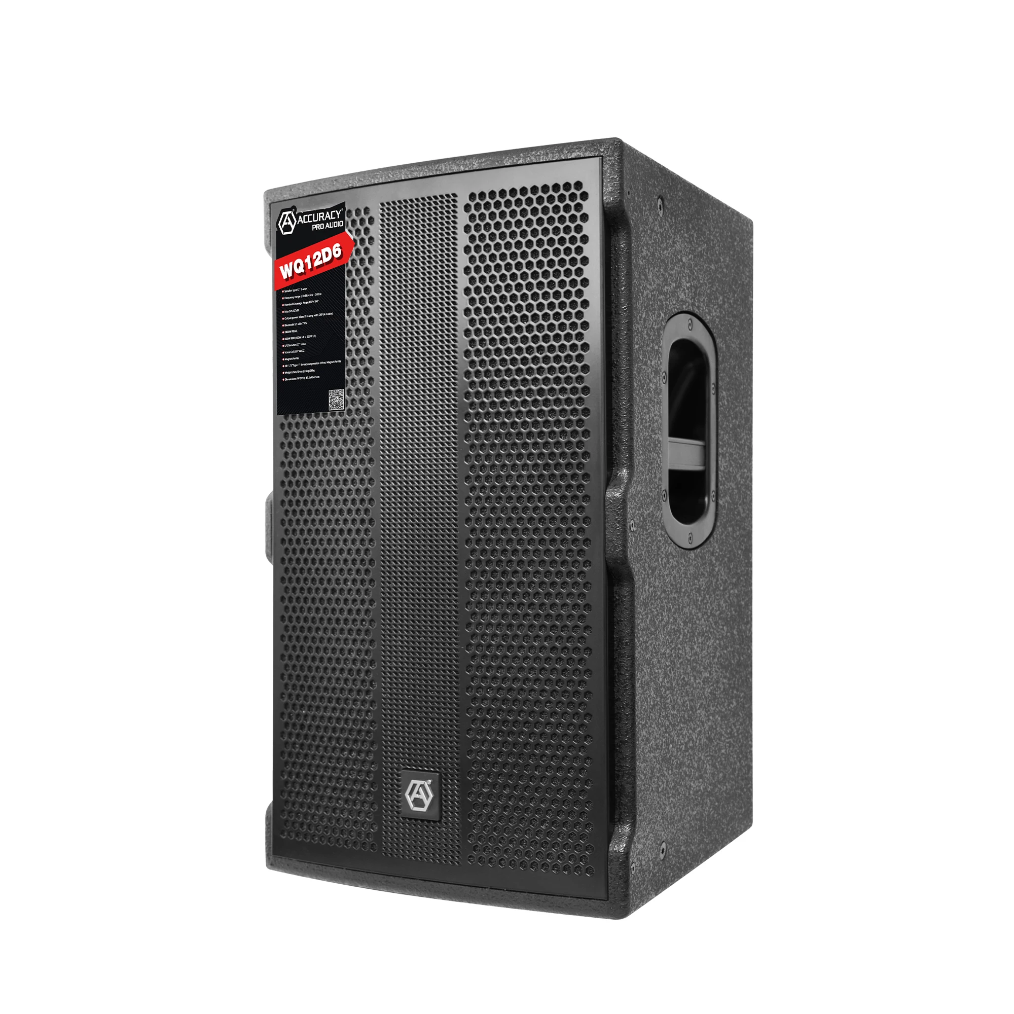 RQSONIC WQ12D6-2K 12 inch quran marshal game subwoofer speaker Professional Audio Active Wooden Speaker