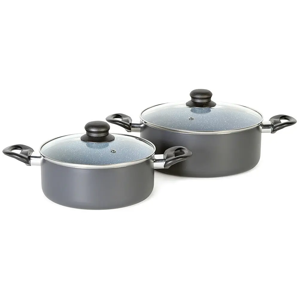 Fashion aluminum nonstick cooking pot cookware set