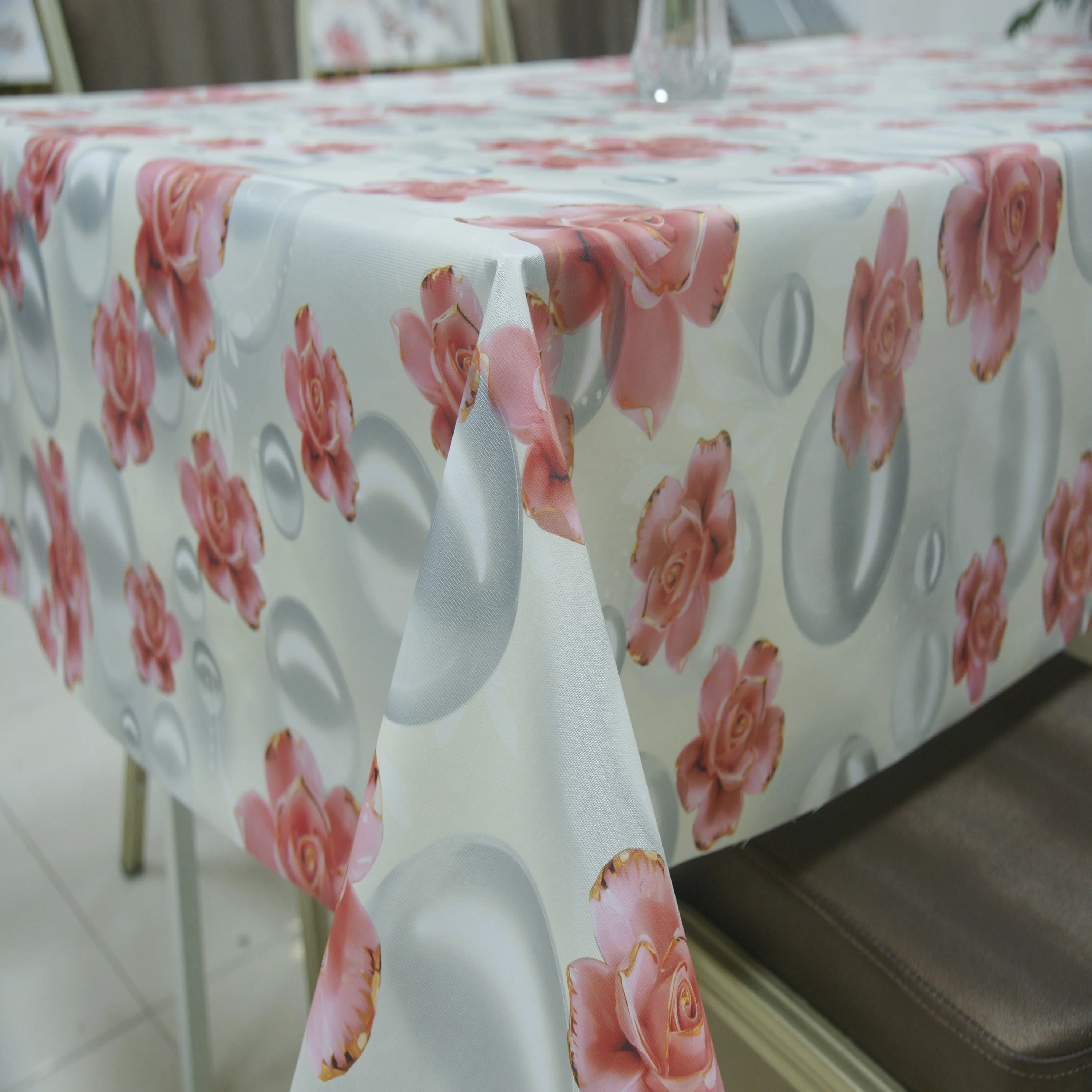 European designs wedding party table cloth oilcloth roll factory directly selling