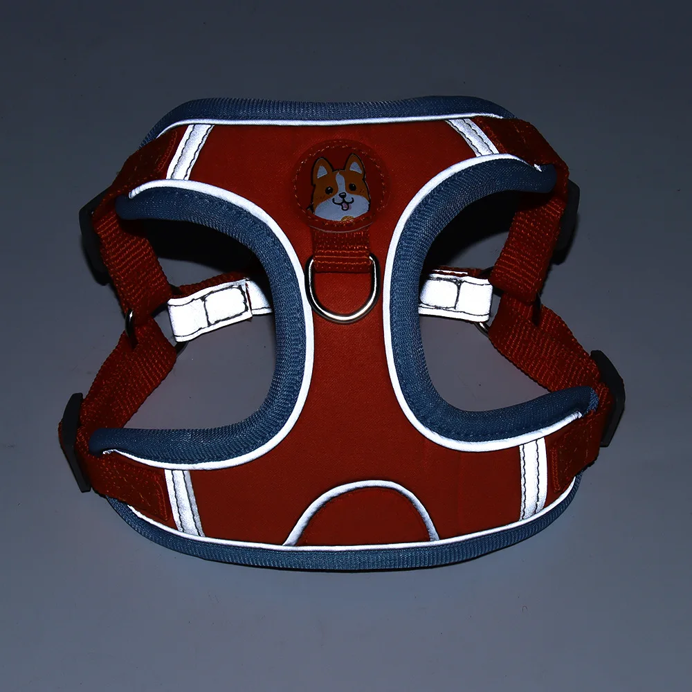 High Quality Cheap Price Pet Harness Vest Reflective Dog Leash Breathable Adjustable Dog Bear Harness Durable and Comfortable