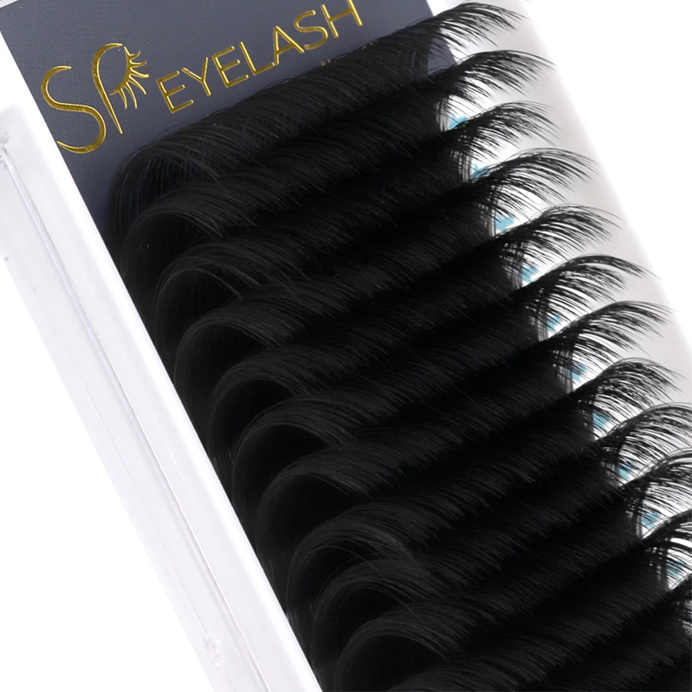 Individual volume eyelash extension 5-25mm length soft private label mink lashes las extension supplies