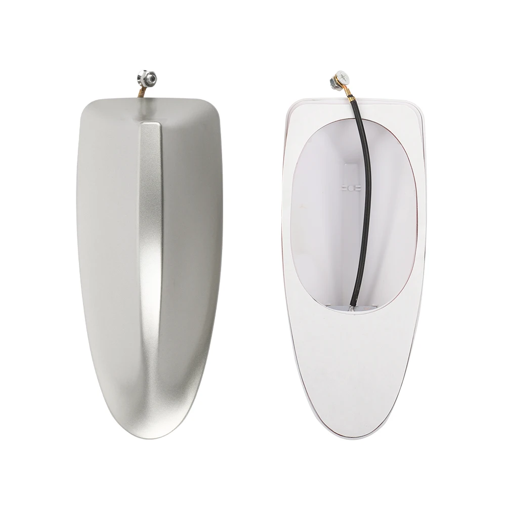 Universal Car Shark Fin Antenna Radio Aerials FM/AM Signal Protective Aerial Styling Roof Decoration Sticker Base