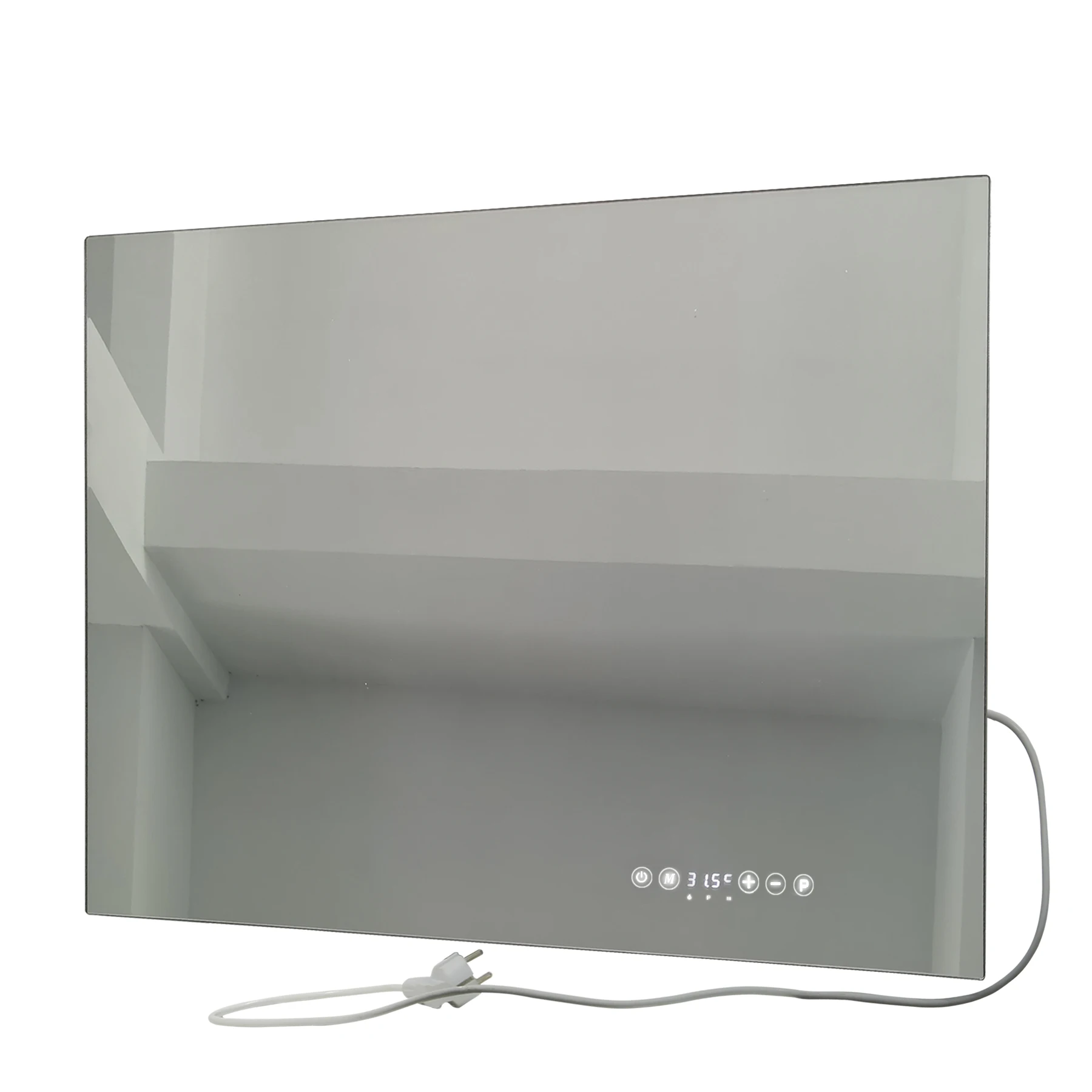 Intelligent 7 Days X 24 Hours Built-in Weekly Programming Thermostat Defogger M45D 450W 220-240 V~ Infrared Mirror Panel Heaters