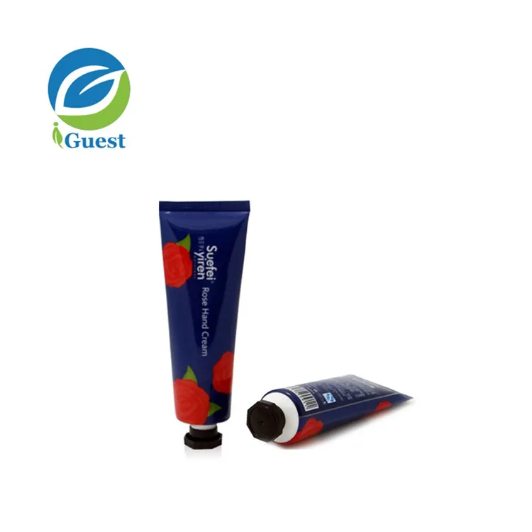 
Cosmetic tube manufacturers wholesale hand cream aluminum metal tubes for hand cream with with octagonal mushroom caps 