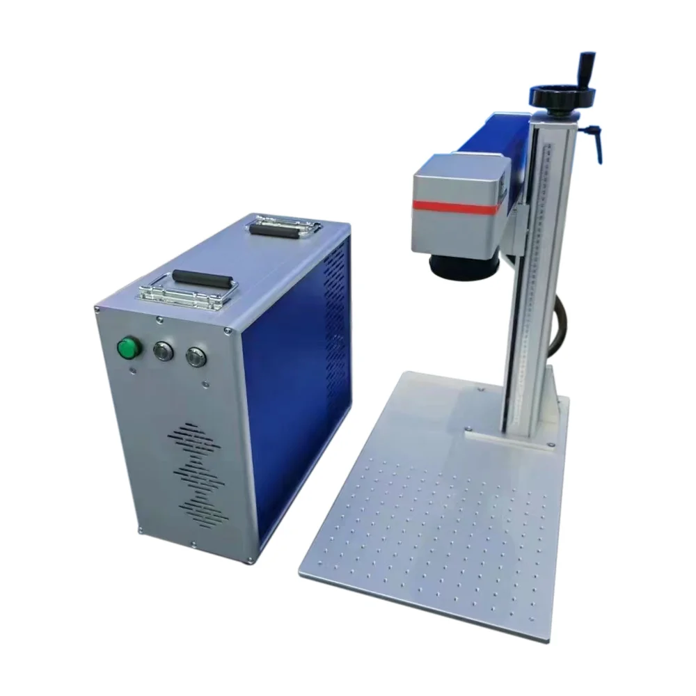 Large Format Mopa Metal 20w 50w 30 Watt Fiber Laser Marking Machine Marker Ce 100 W With Rotary