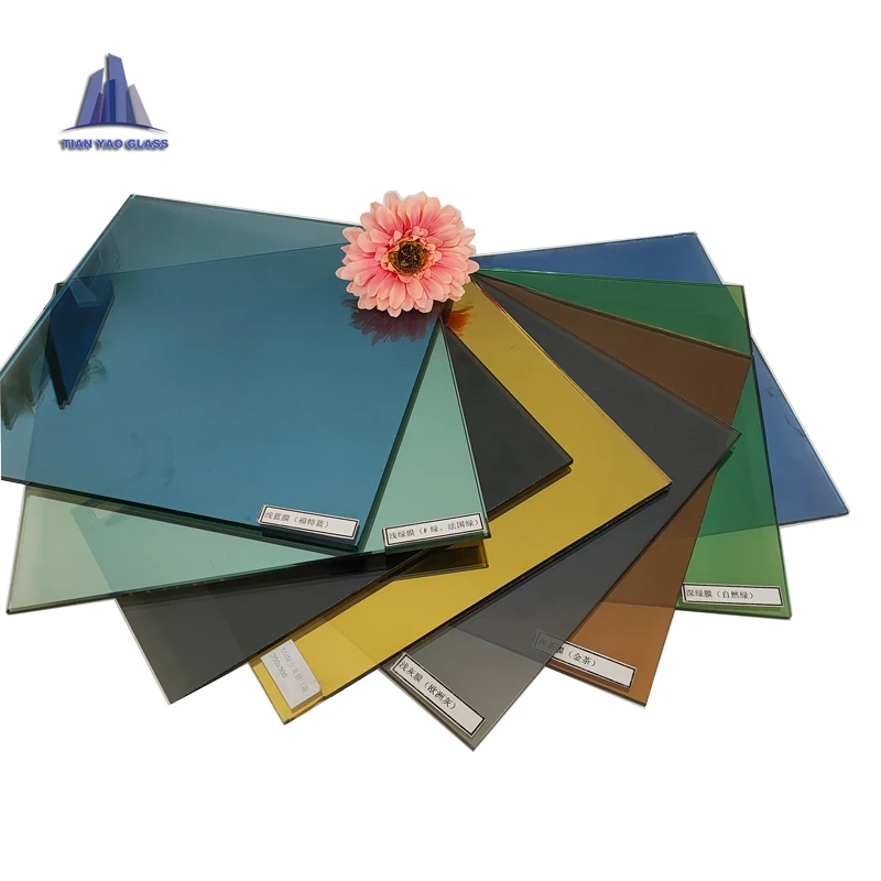 2024 Hot Sale Reflective Glasses Mirror Customized Color for Building Display Screen Living Room and Bathroom Reflective Glass