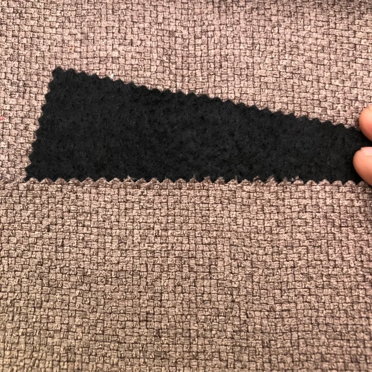 cheap woven 100 polyester linen upholstery fabric for sofa