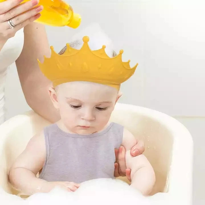 Manufacturer Soft Baby Bathing Shampoo Shower Protection Caps PP Kids Ear Shower Hats Adjustable Baby Shower Cap for Toddler