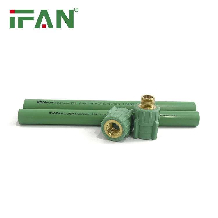 IFANPlus ISO 15874 Factory Outlet Water Tube Accessories Supplies Green Plumbing Fittings Plastic Pipe Fittings PPR