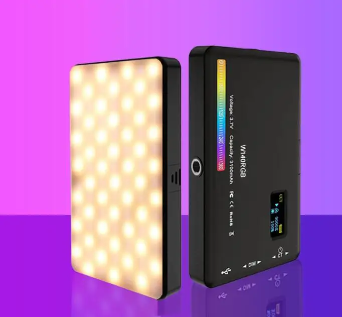 RGB fill light portable pocket handheld led lighting micro SLR mobile phone vlog shooting photo photography light