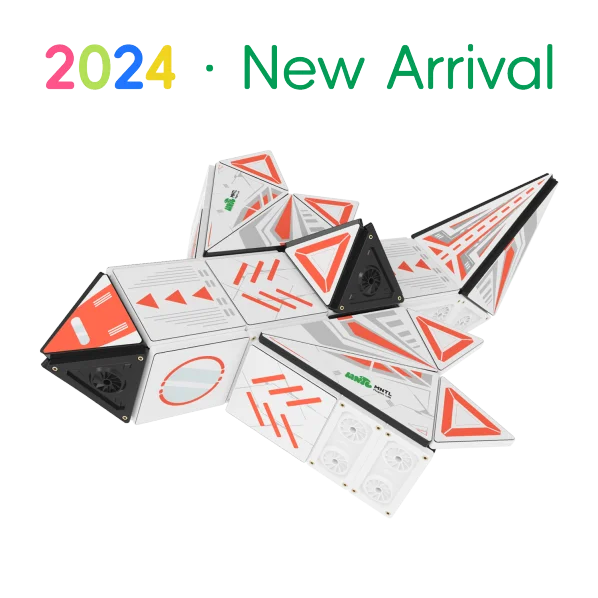 MNTL 180Pcs Stem Educational Magnetic Block Toys 3D Kids Mecha Magnetic Building Tiles For Kids