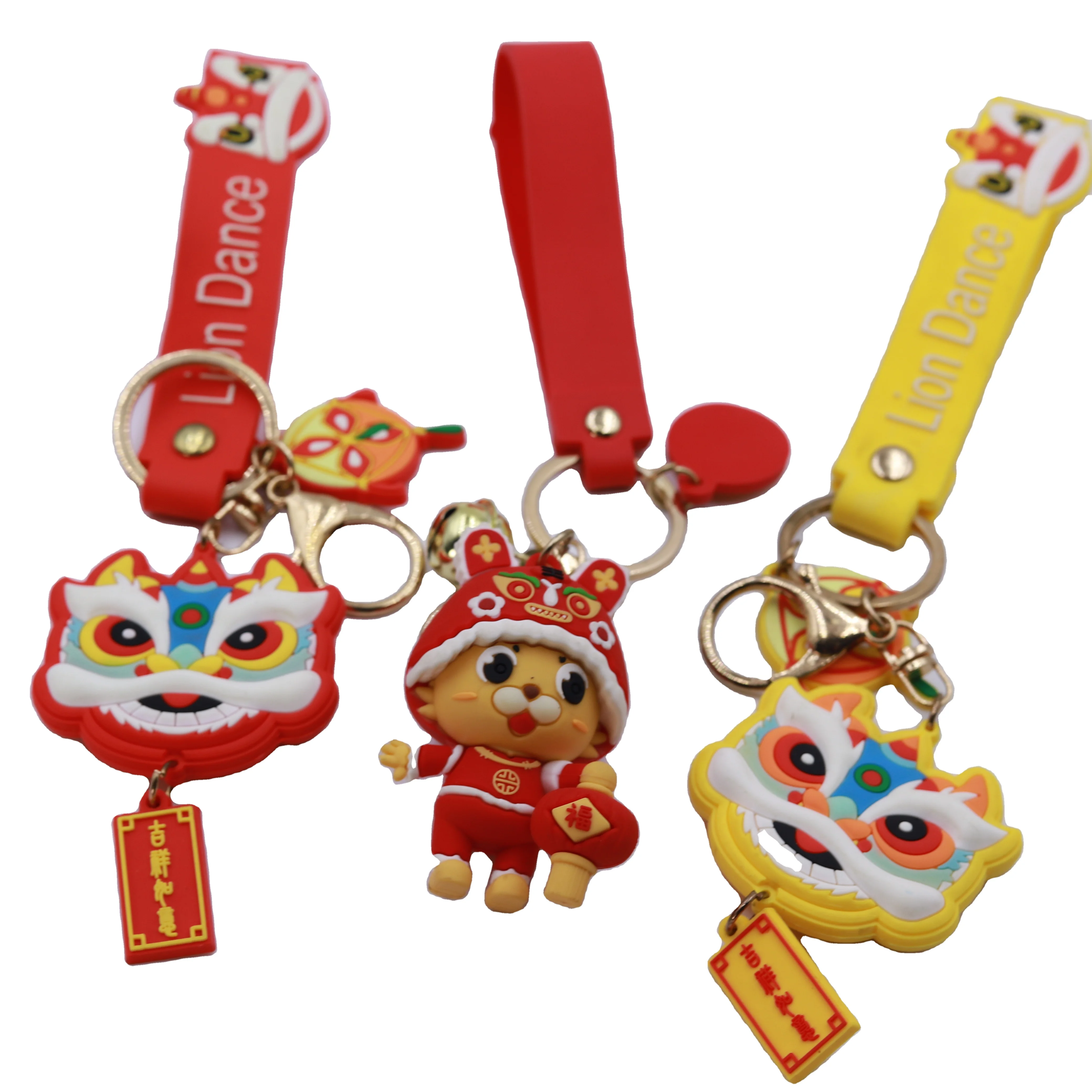 2024 новый производитель 3D ПВХ Пластиковый Детский милый мультяшный Дракон дизайнерский брелок кольцо подарок игрушка