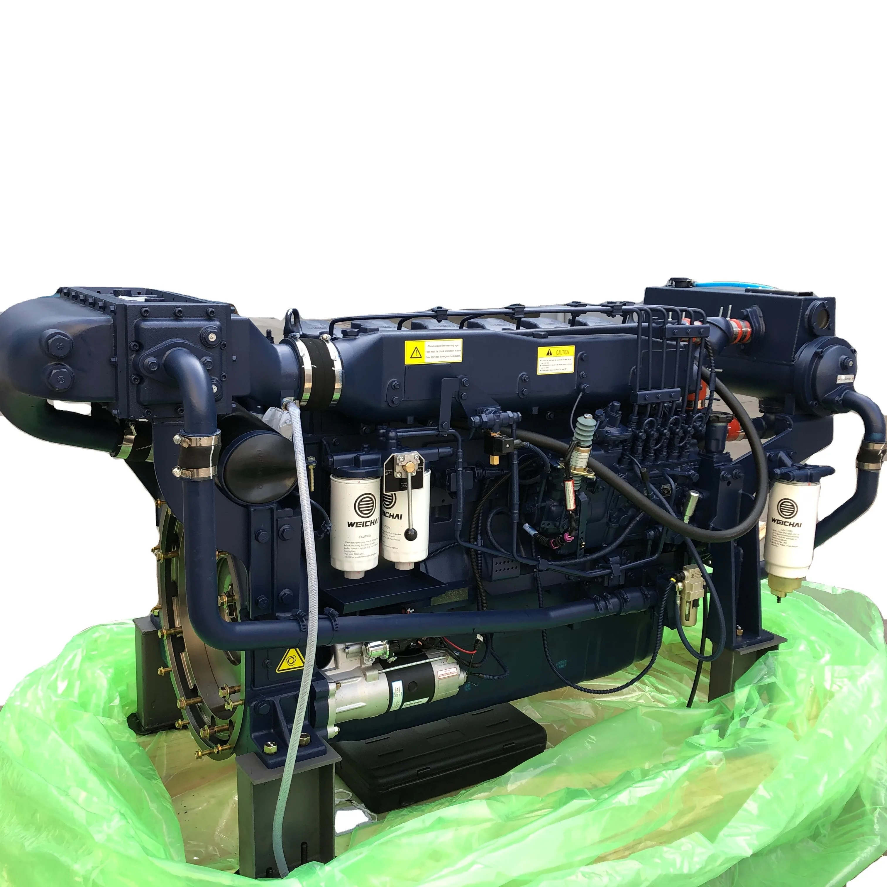 High quality and brand new 4 stroke 6 cylinder Weichai Marine Diesel Engine WD12C327-18