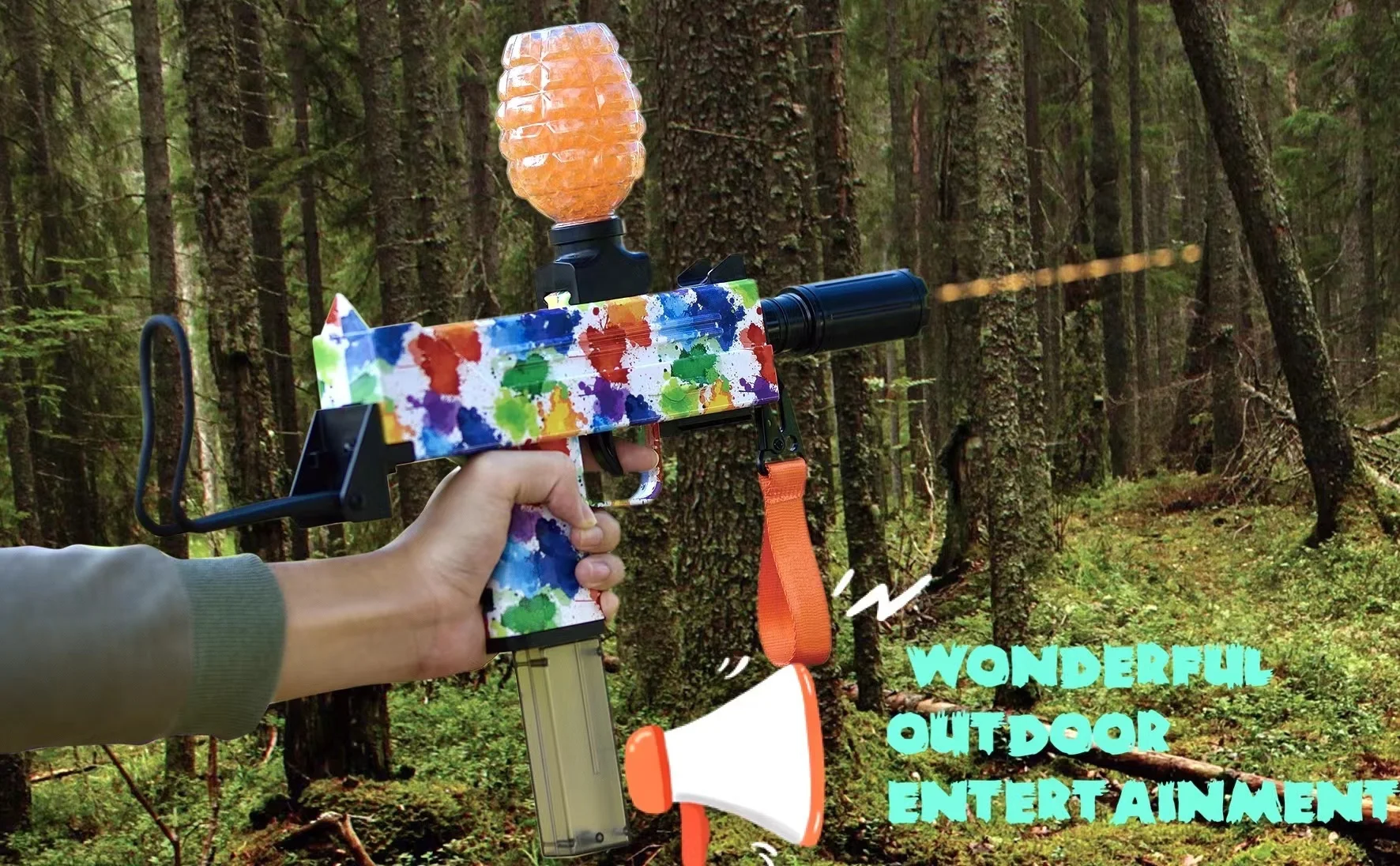 Amazon hot sale water gun bullet gel blaster gel ball gun out door shooting toys