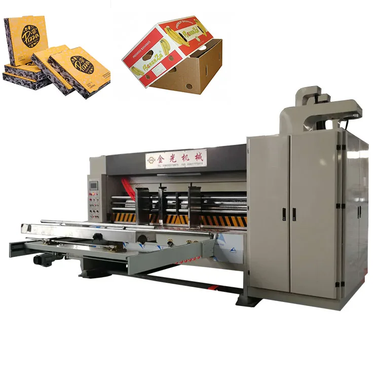 pizza box die cut paper packing boxes making machine automatic for corrugated paper box