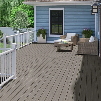 YL Trex отборные композитные настенные доски Wpc Deckrailing
