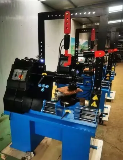 Hub repair machine wheel rim straightener with lathe repair wheel hub machine