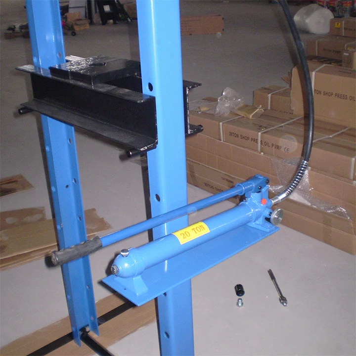 20 Ton Hydraulic Cylinder Shop Press Vehicle Equipment Manual Car Hydraulic Shop Press Tools Machine With Pressure Gauge CE