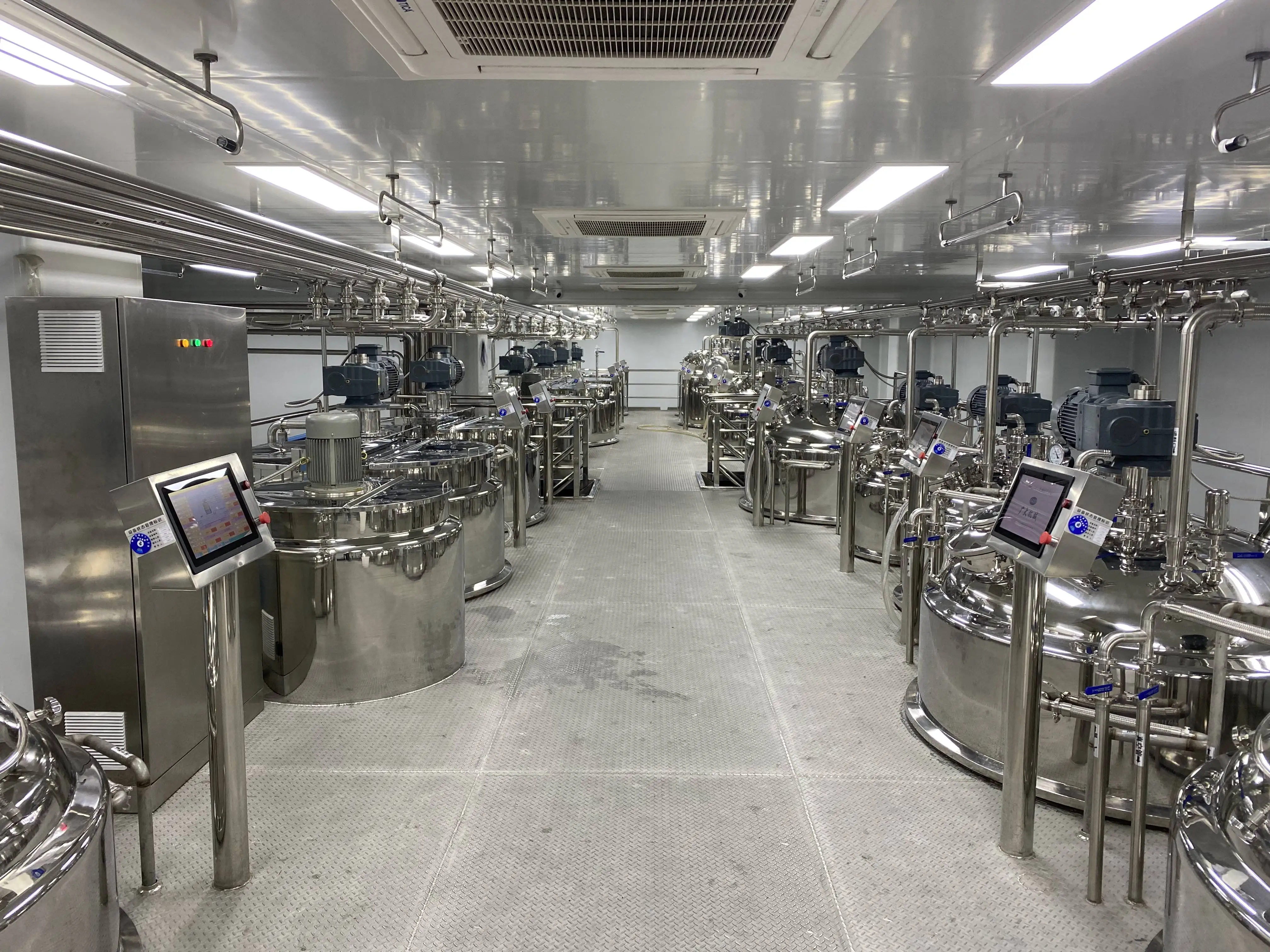 Лифтинг по заводской цене, линия по производству косметических кремов, вакуумный эмульгирующий смеситель