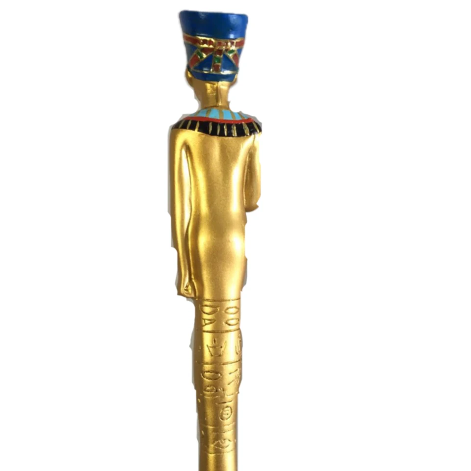 Egyptian Mask of King TUT Pharaoh Sarcophagus Pyramid Coffin Ballpoint Pen Figural Gods of Egypt Theme Stationery Pens