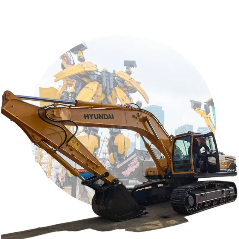 30 тонн тяжелый землеройный экскаватор Hyundai R305 Подержанный гидравлический Robex 305LC-9T подержанный низкая цена