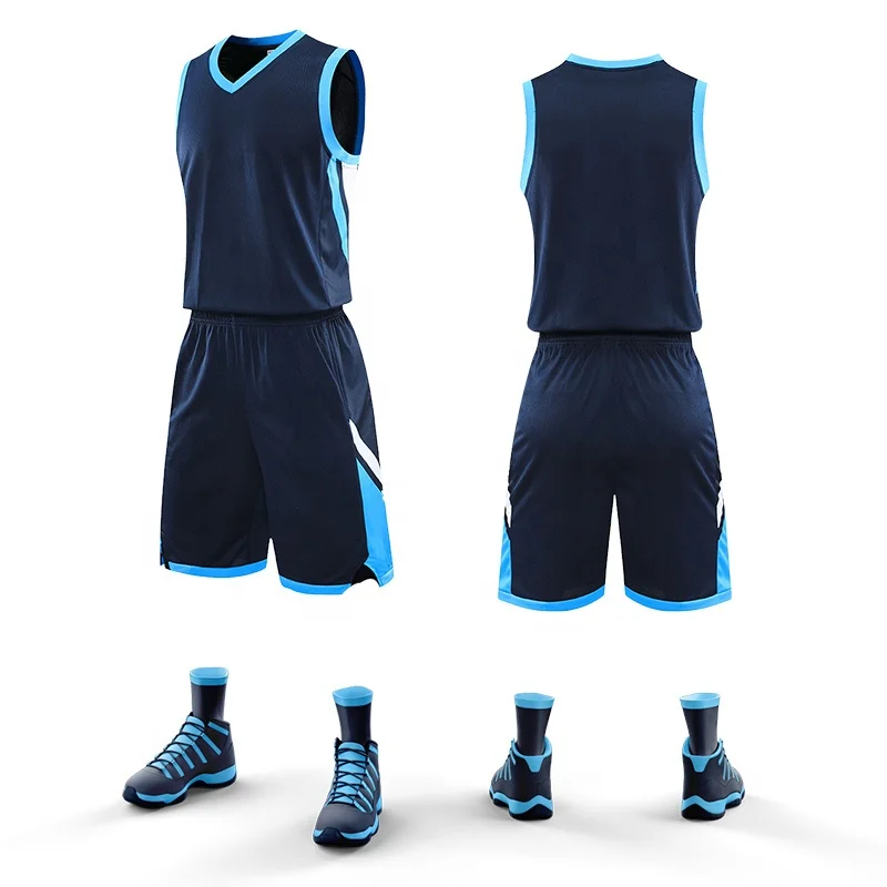 Polyester quick dry custom Printed team uniform jerseys suits wear club basketball