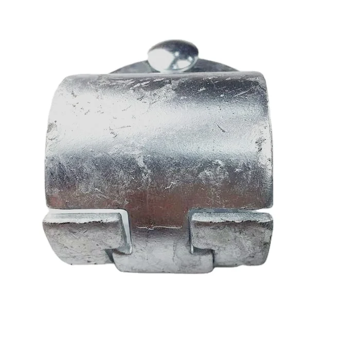 Custom Carbon Steel Stamping Forming Hot Dip-Galvanized Finish Pipe Joint Clamp