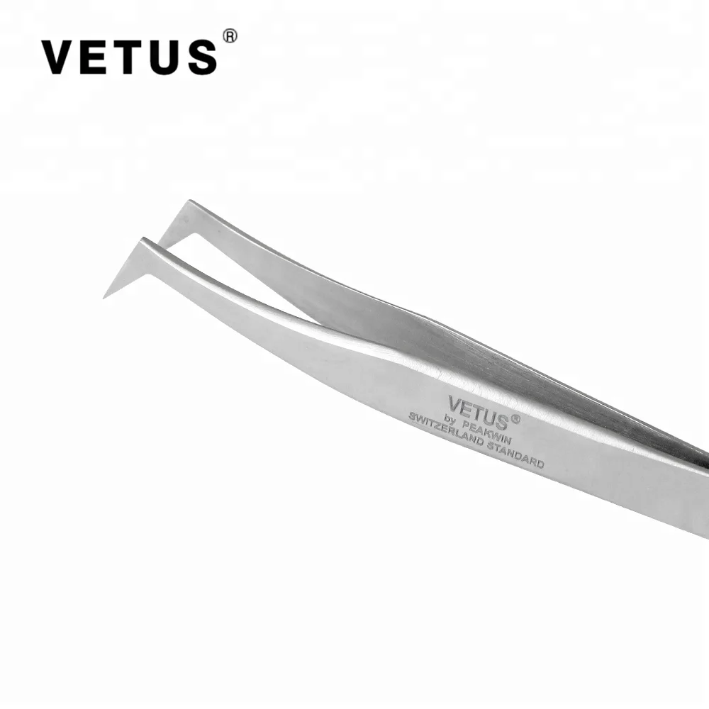 6A-SA Volume Eyelash Extensions Tweezers 3D 6D Professional Curved Point Tweezers Stainless Steel Precision Tweezers SA Series