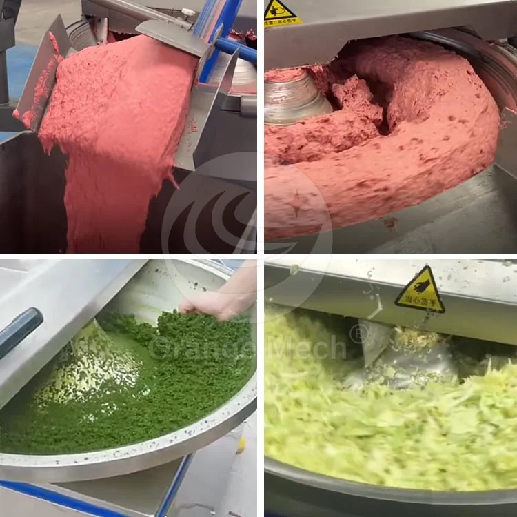 ORME Automatic Pork Ham Purple Cabbage Chopping Machine 10l Meat Bowl Cutter Emulsifier Meat Bowl Cutting Machine