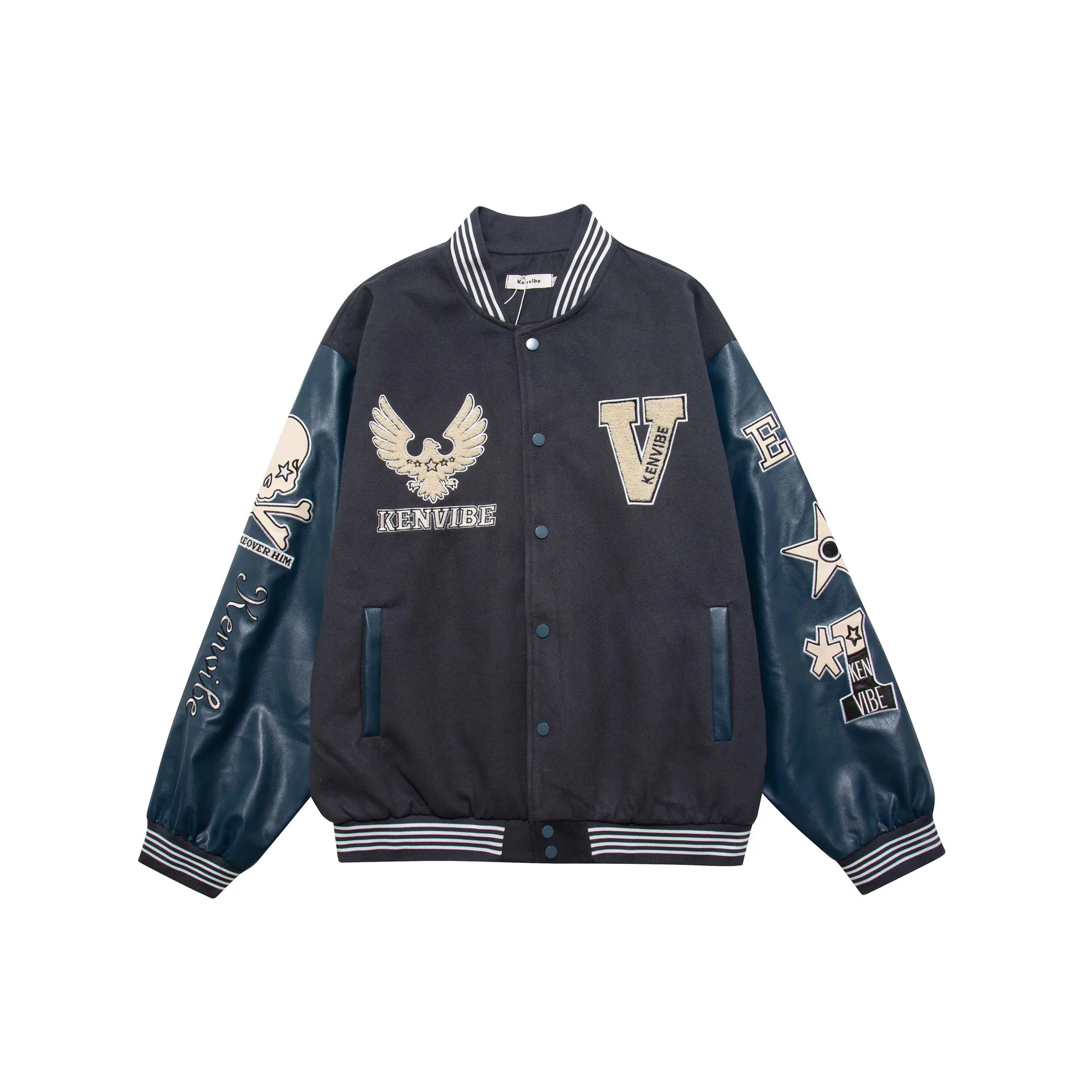 Classic Comfortable Embroidery Pattern Flight Bomber Jacket Custom for Women and Men Clothing Waterproof CAMOUFLAGE Metal