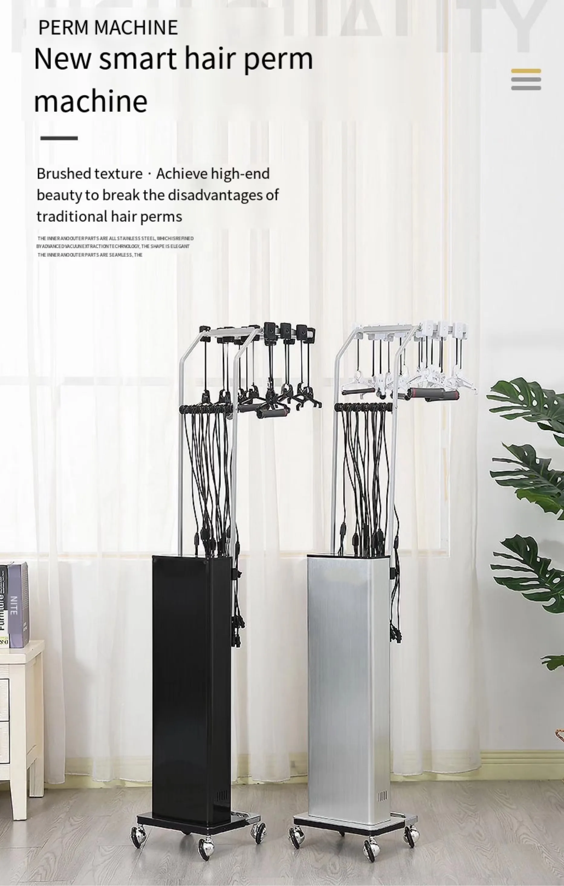 Barber Shop Equipment Tools Digital Perm Machine Wave Rotating Curling Iron Hair Styling Automatic Hair Irons