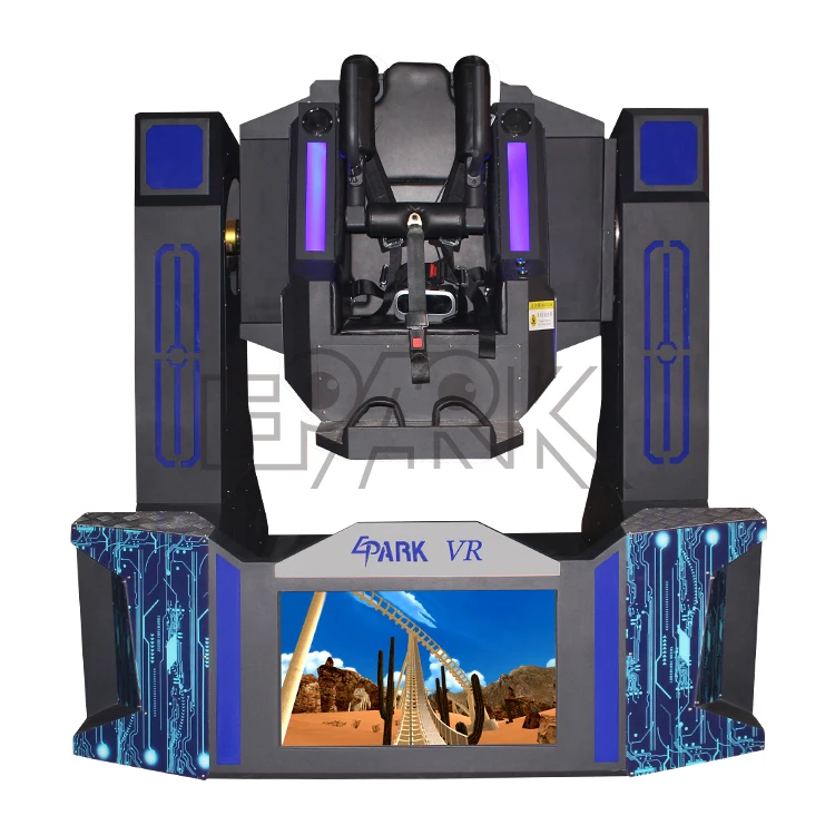 Quality Shooting Game 720 Degree Amusement Chair 9D VR Cinema Roller Coaster Simulator
