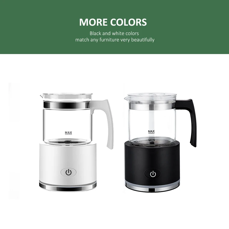 Portable Automatic Household Glass 12V Milk Frother Battery Cappuccino Espresso Coffee Electric Milk Frother Machine