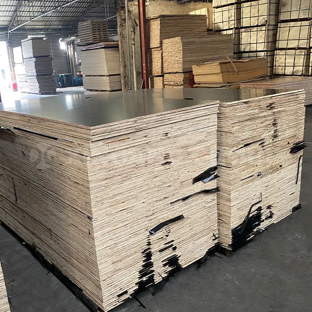 Black Phenolic Film Faced Plywood Marine Construction Plywood 18mm