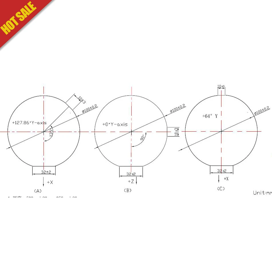 
Lithium niobate LiNbO3 LN single crystal substrate for Pyroelectric 
