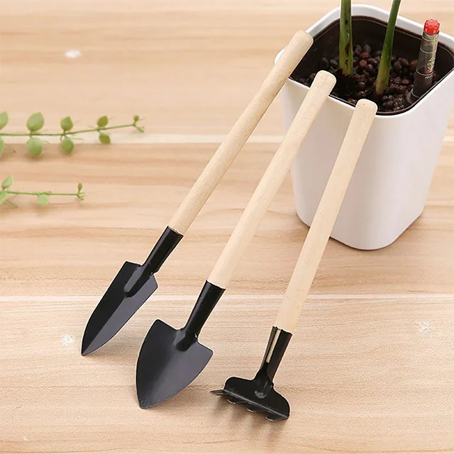 8pcs Garden Planting Tool Set Bonsai Succulent Transplanting Miniature Fairy Mini Garden Planting Gardening Hand Tools For Home