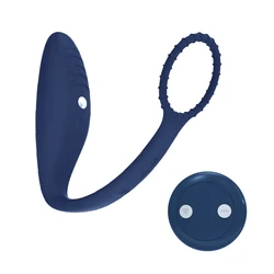 Вибратор с электрическим током для массажа простаты с кольцом на член, беспроводные дистанционные секс-игрушки для мужчин, Анальная пробка, эротические игрушки для взрослых