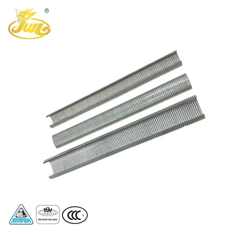 Прямые купить Китай декоративные ногтей оцинкованные серебро стандартный матрас скобы Cring гвозди