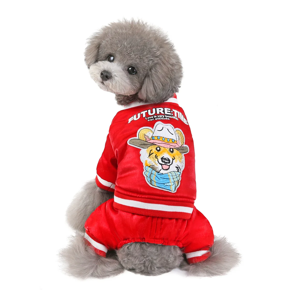 Pet clothes autumn and winter clothing wholesale happy dog cotton clothes for wholesale