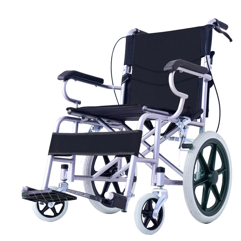 wholesale all terrain aluminium alloy portable foldable manual wheelchair for disabled
