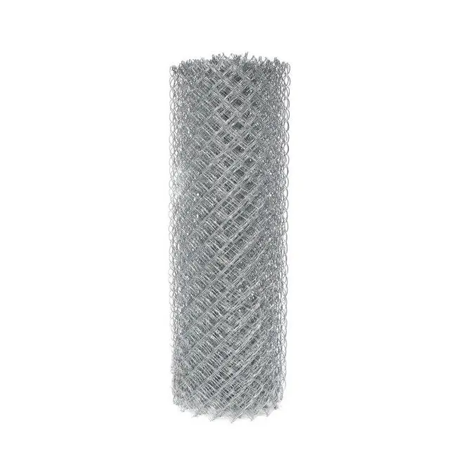 Customized project standard 2m galvanized chain link fence wire mesh rolls 50ft