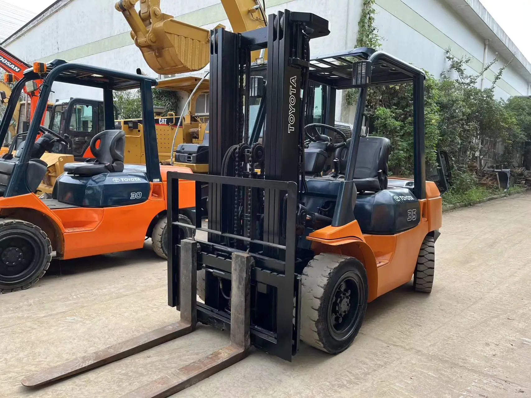 Used Forklift Toyota 3.5ton FD30 Secondhand manual diesel stacker forklift with competitive price