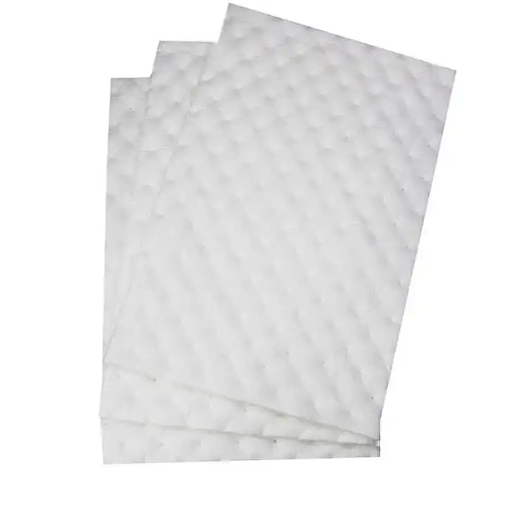 White pressure point acoustic cotton flame retardant and fireproof sound insulation material for audio modification