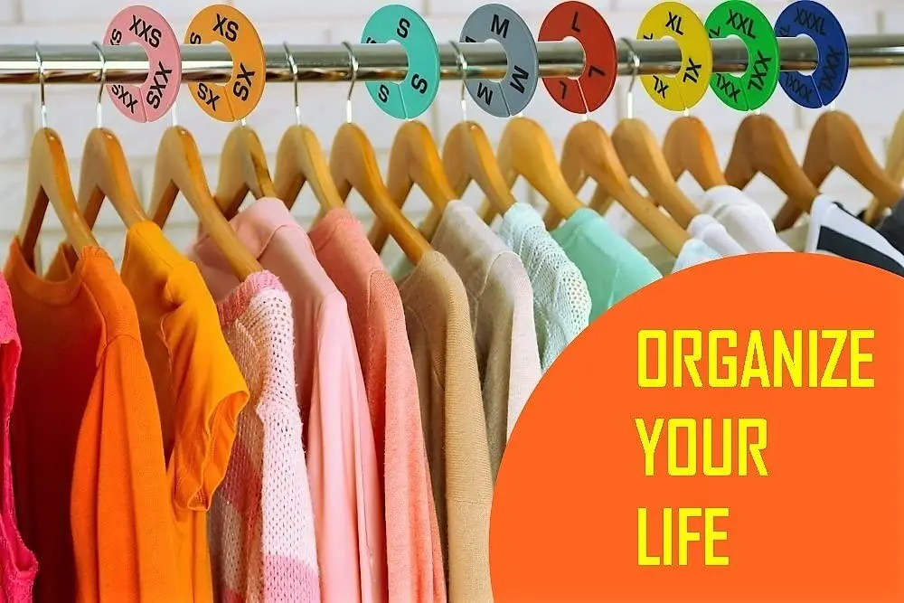 Colorful  Size Divider Tray Plain Organizer Clothing Store Clothes Divider