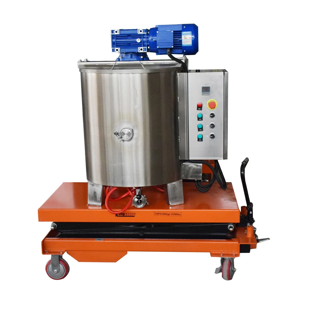 Small Automatic Chocolate Bean Making Machine Protein Bar Chocolate Production Line