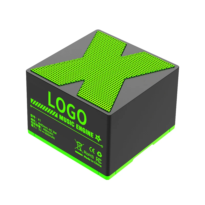 Small Speaker Wireless Bluetooth Aluminum Alloy + Plastic  Speaker