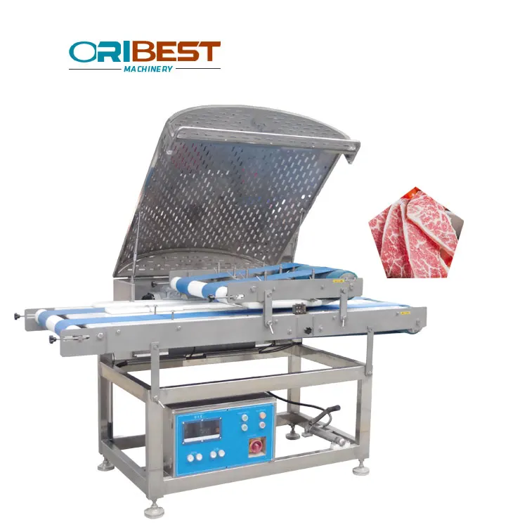 Horizontal Type Duck Meat Beef Flank Raw Fish Preserved Ham Fresh Meat Slicer Machine OBFQJ-200