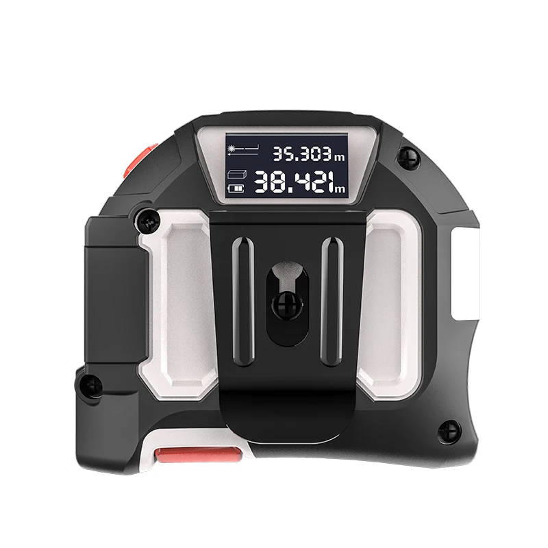 BTE Al5019 With Ft Inch Fractions M Mm 2 In 1 Electric Tools Digital Measuring Tape Laser Distance Meter